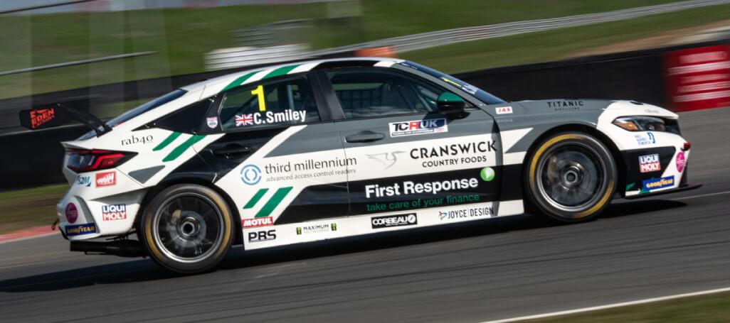 First Response Finance to sponsor TCR champion Chris Smiley as he hopes to win second title